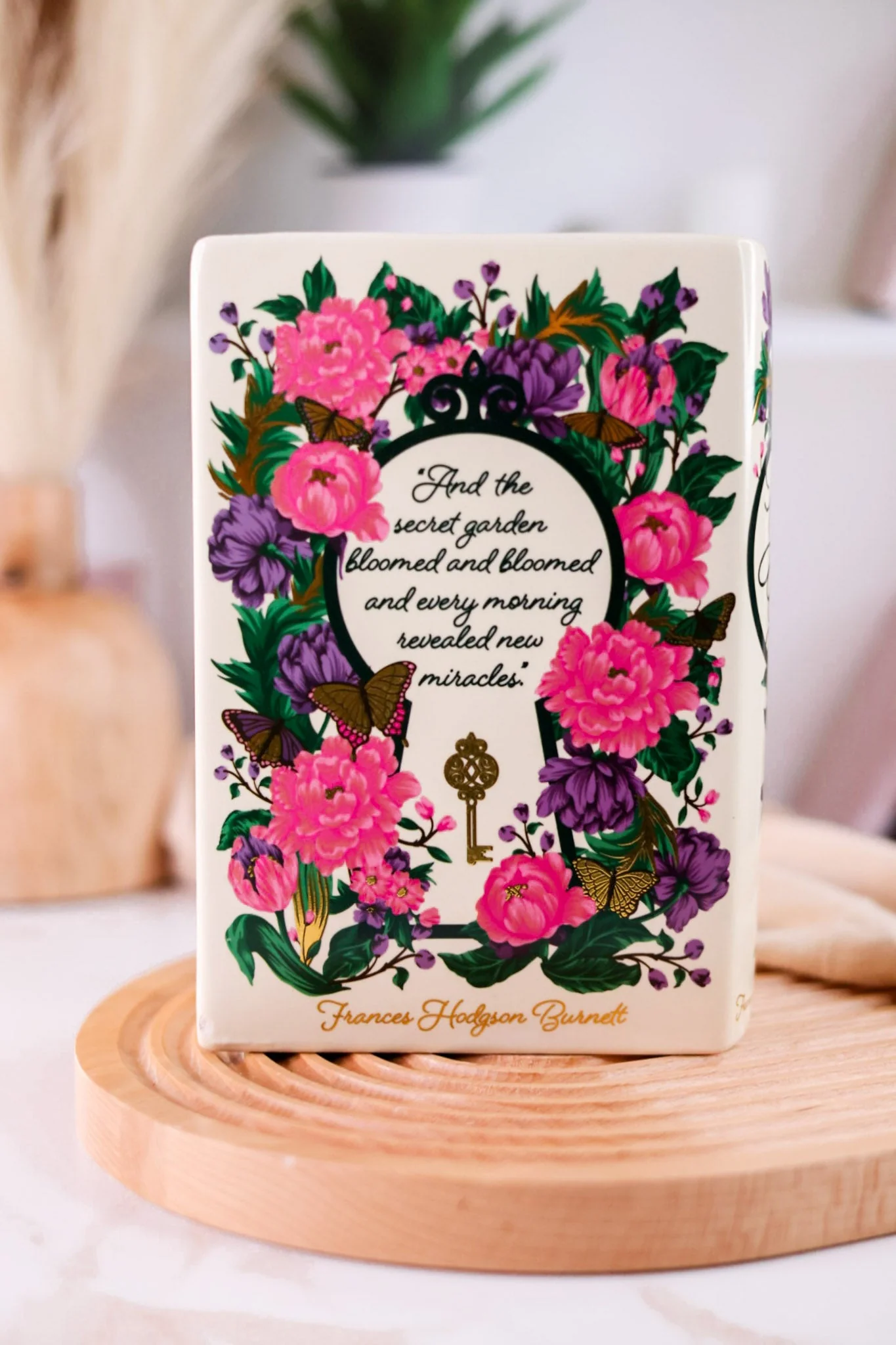 The Secret Garden Ceramic Book Vase - Image 3