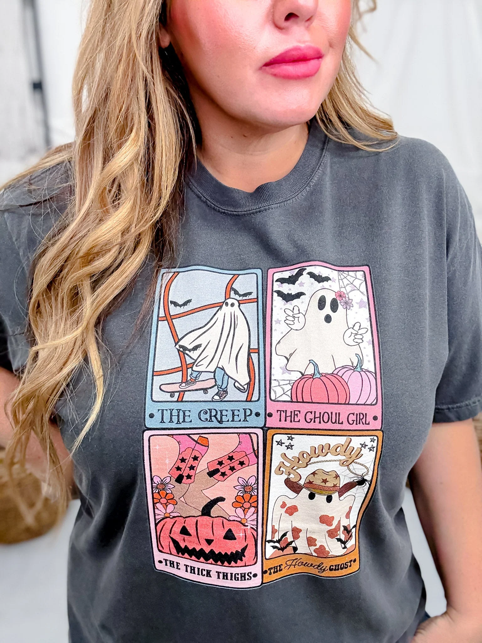 Vintage Cards Halloween Graphic T-Shirt FINAL SALE - Image 6