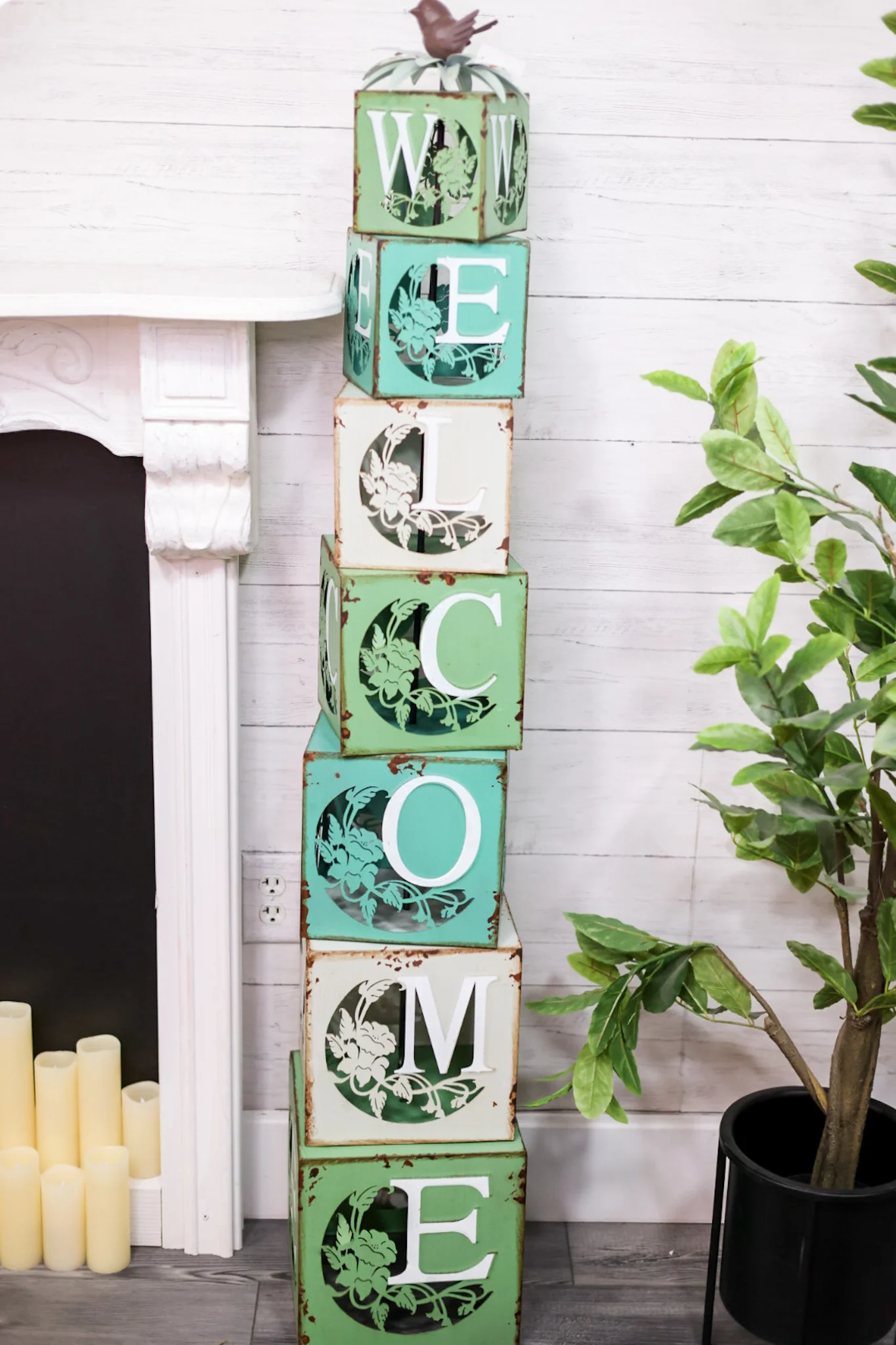 Welcome Tiered Block Stand FINAL SALE - Image 4