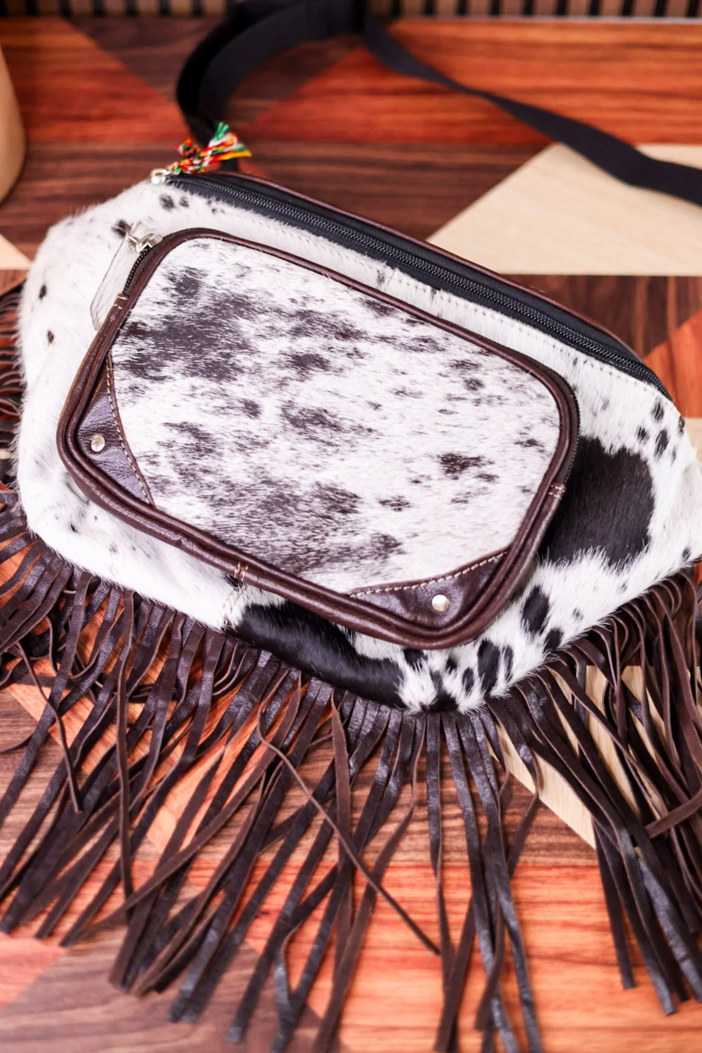 Wild Spirit Hairon Leather Fanny Pack - Image 6