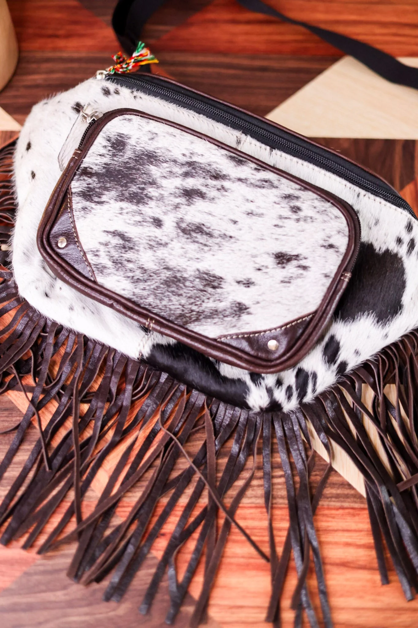 Wild Spirit Hairon Leather Fanny Pack - Image 7