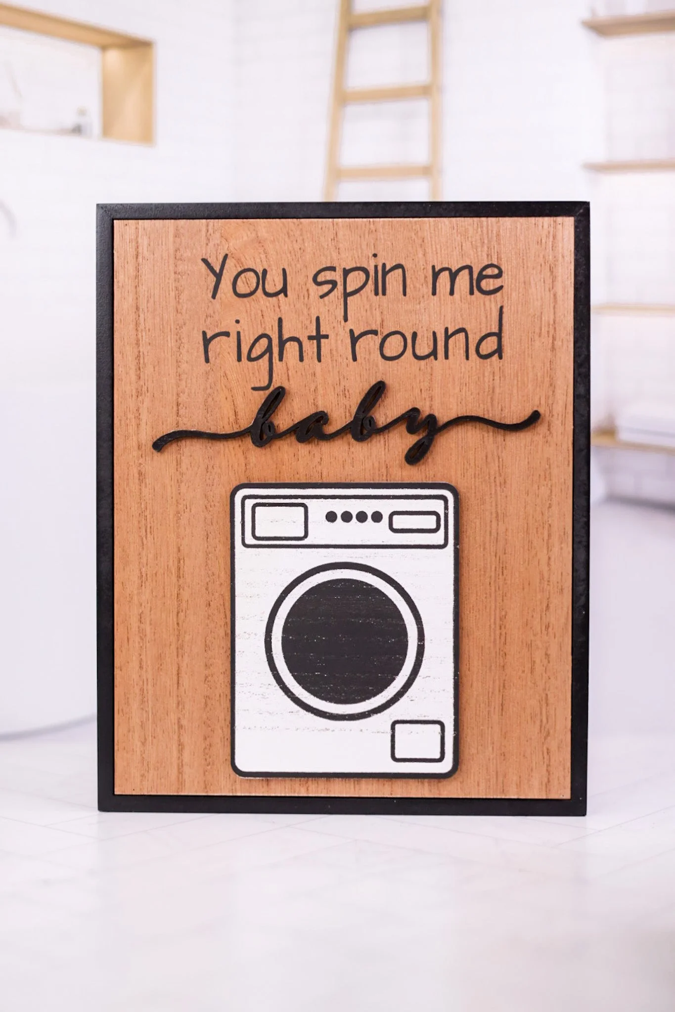 Wood Framed Laundry Box Sign (4 Styles) - Image 5