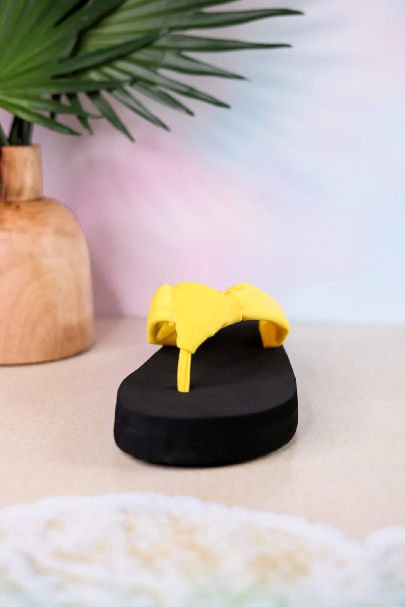 You Go Girl Flip Flops With Yellow Straps FINAL SALE - Image 9